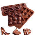 Chocolate mold high heel shoe